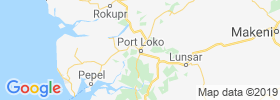 Port Loko map